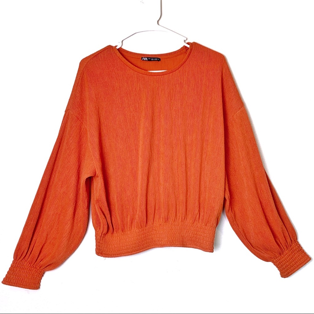 Zara Bubble Sleeves Top